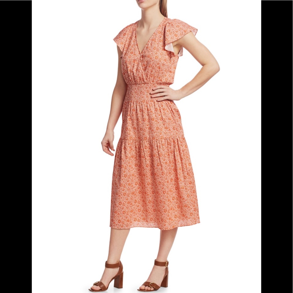 Parker Miley Printed Smocked Dress